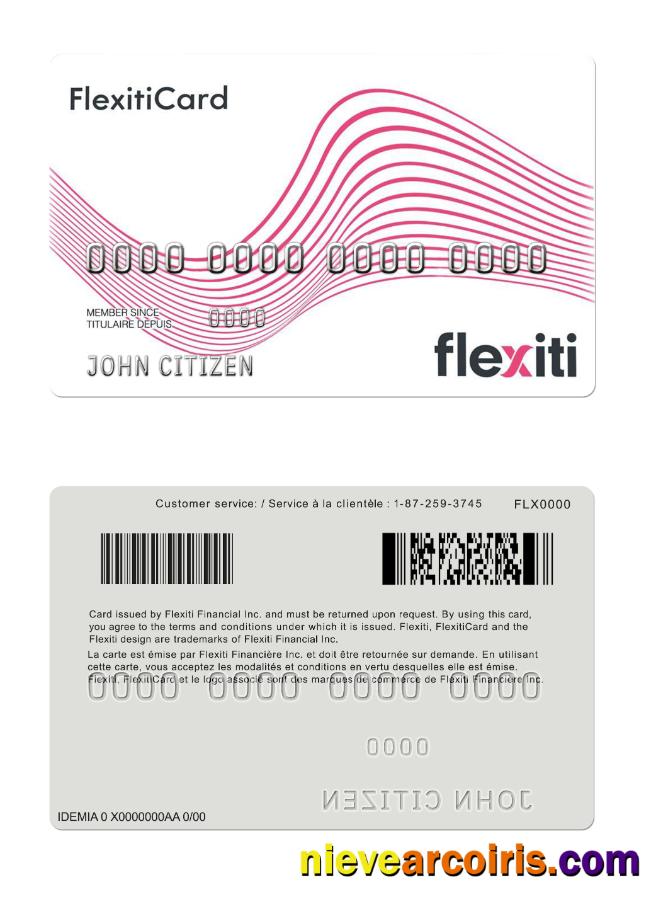 Canada Flexiti card